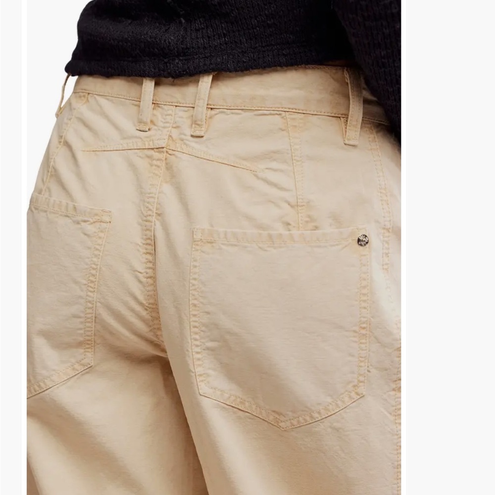 Free people Good Luck Barrel Leg Pants bleached out, SIZE 31 - Picture 4 of 11